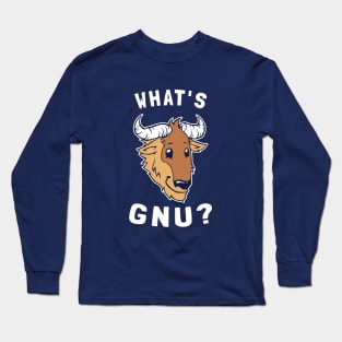 What's Gnu Long Sleeve T-Shirt